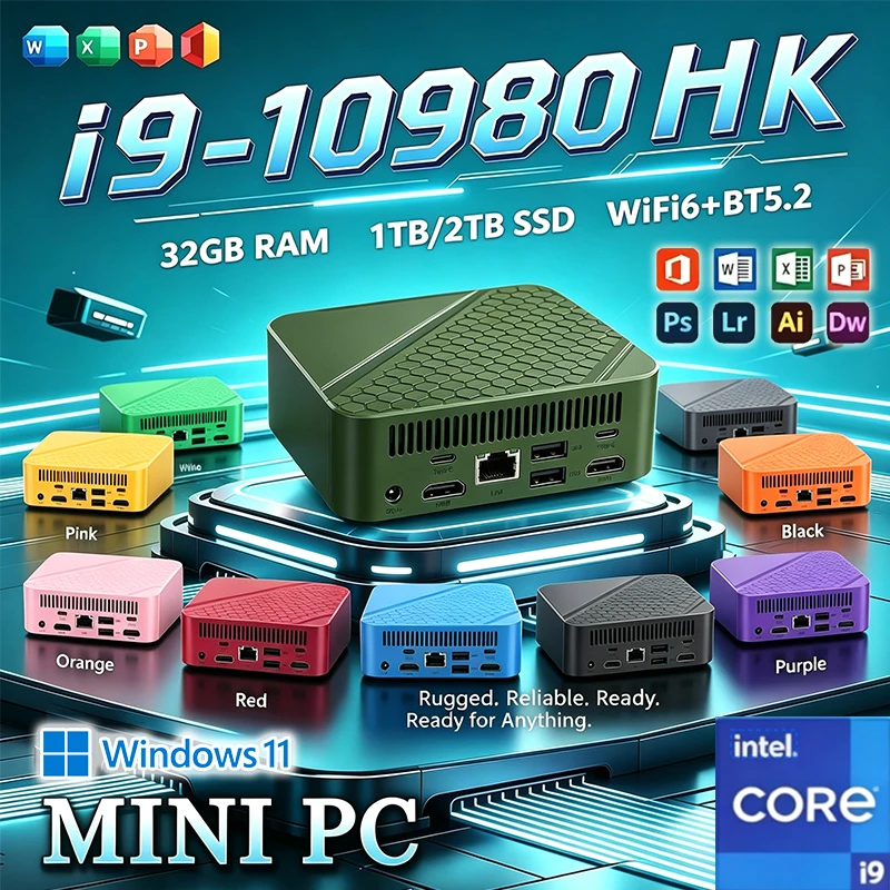 Pc Gaming Ram 32Gb - كمبيوتر صغير للألعاب من إنتل كور