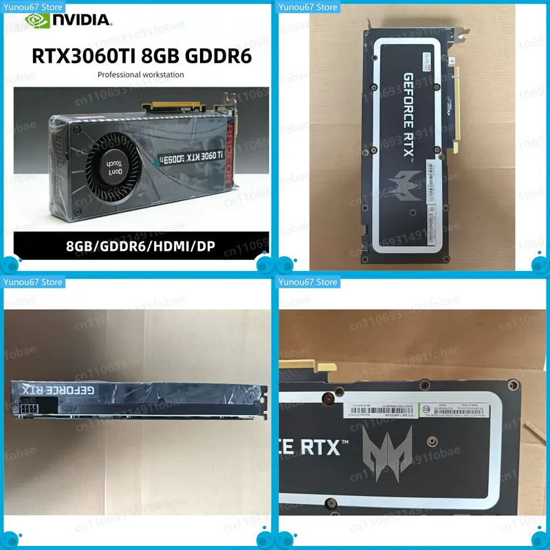 Pc Gaming Rtx - بطاقة رسومات RTX 3060TI بسعة 8