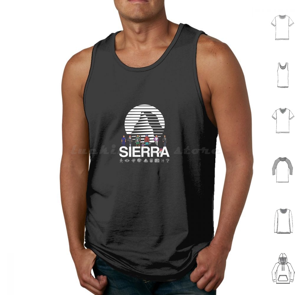 Pc Gaming Icon - شعار Sierra Online (أبيض) - أبطال