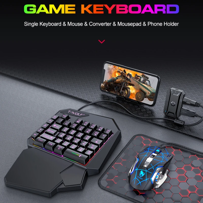 طقم لوحة مفاتيح بيد واحدة ، لع - مراجعة Pc Gaming Kit وسعره