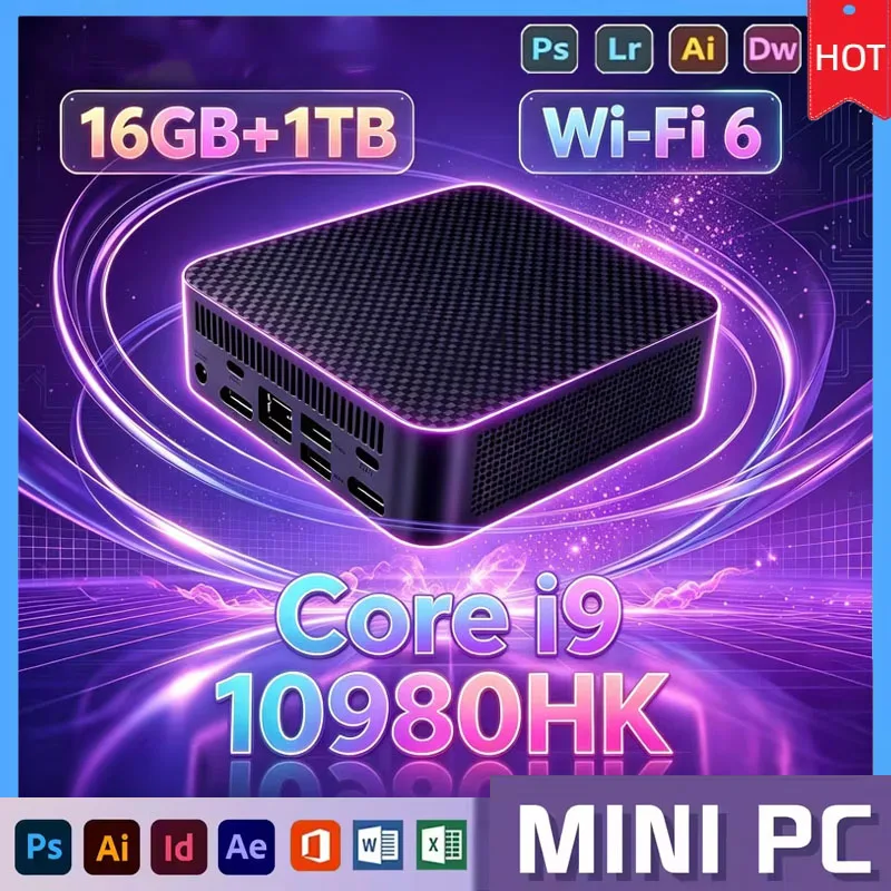 كمبيوتر ميني جديد بمعالج Core  - مراجعة Pc Gaming Ram 32Gb وسعره