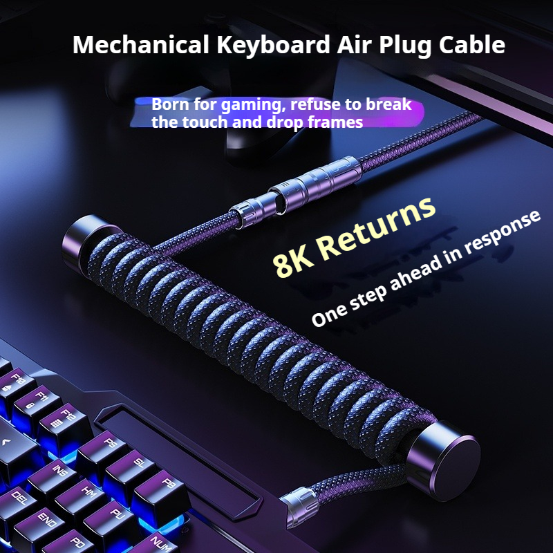 كابل لوحة مفاتيح ملفوف بطول 1. - مراجعة Pc Gaming Upgrades وسعره