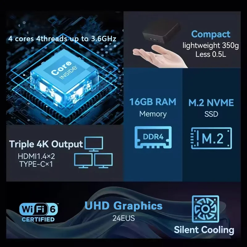 كمبيوتر مصغر 2026 بمعالج إنتل  - مراجعة Pc Gaming Rtx وسعره