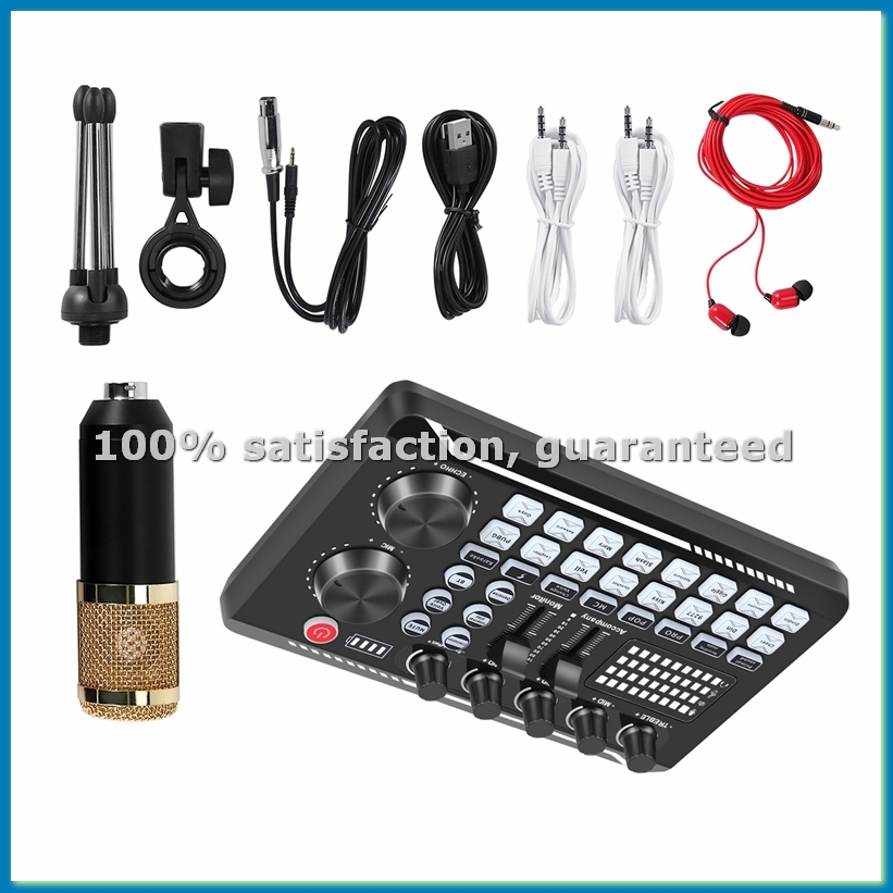 طقم بطاقة صوت F998، طقم ميكروف - مراجعة Pc Gaming Kit وسعره